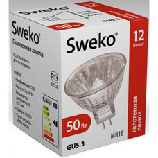 Sweko MR16 GU5.3 12V 50W SHL-MR16-50-12-GU5.3 38127 (1/50/200)