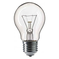 Лампа Б 40W E27 (уп. 100шт) штрих-код Искра