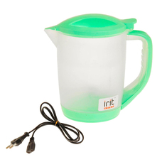 Чайник-кипятильник электрический IRIT IR-1122 (спираль, 1,2л)  0,6кВт, термопластик (1/60)