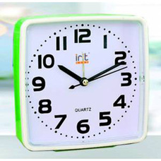 Часы-будильник IRIT IR-607, 12*4*12см, пластик (AA*1шт нет в компл.) (1/100)