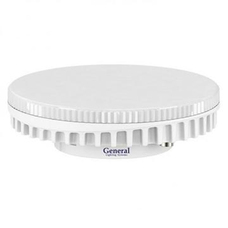 General GX53 св/д 7W(520lm) 4500K 4K 75x26.5 рифл. стекло пластик GLDEN-GX53-7-230-GX53-4500, 642500 (1/10/100)