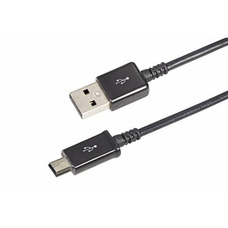 USB кабель mini USB длиный штекер 1М черный, 18-4402