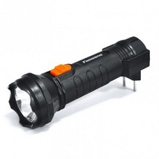 Focusray фонарь ручной 1201  (акк.) 1W, черн./пластик, время работы до 300 мин., заряд от сети BL