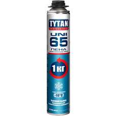 Tytan Professional 65 UNI Пена монтаж. (п/пистолет) зимняя 750мл (-10C) арт.10933 вес баллона 1000гр