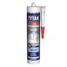 Tytan (Титан) Professional герметик акриловый морозостойкий белый 280 мл, арт.74430