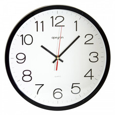 Часы настенные APEYRON круг d300х40 пластик плавный ход (1xR6 нет в компл) PL1712502