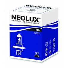 Лампа Neolux H4 N472 60/55W 12V P43T 10X10X1 NEOLX